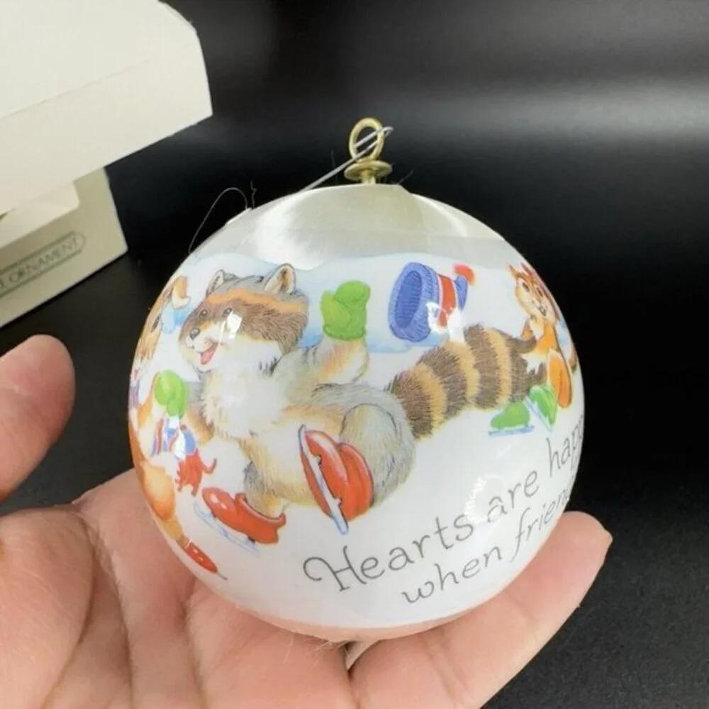 Hallmark‎ Unbreakable Friendship Ornament 1980s Vintage Keepsake Christmas Boxed